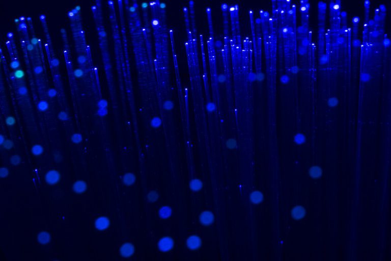 rede de fibra óptica