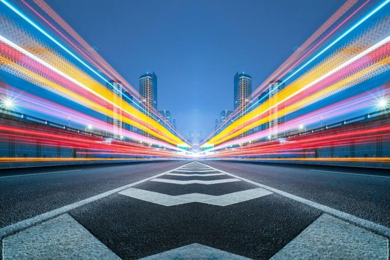 rota de fibra óptica