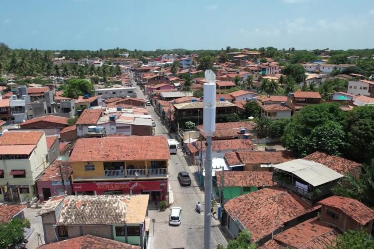 antena movida a energia eólica