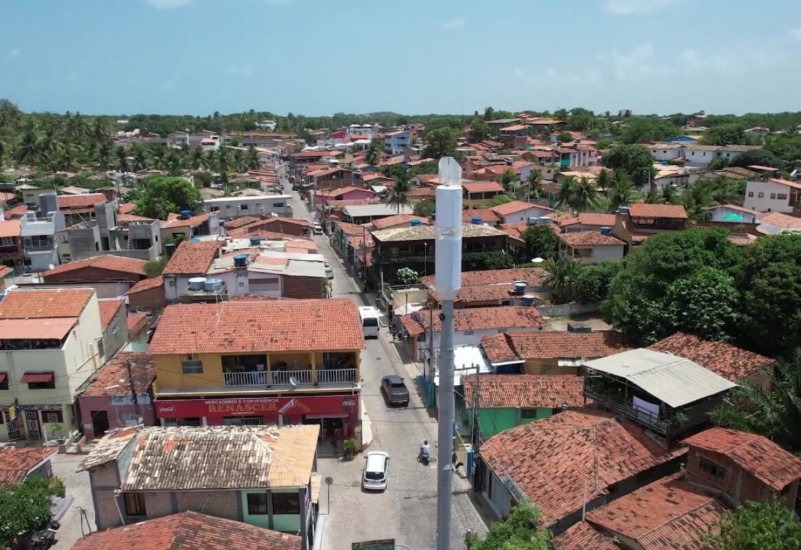 antena movida a energia eólica