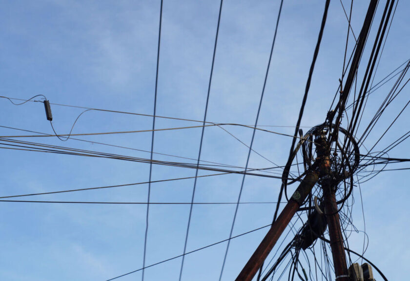 ocupação de postes